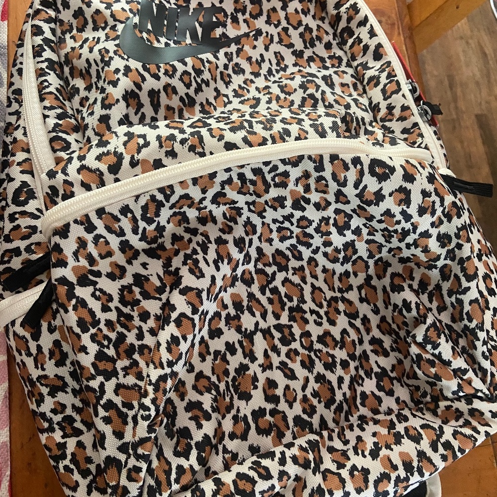 NEW Nike cheetah print backpack with tags